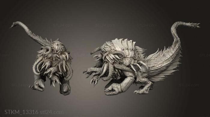 Figurines heroes, monsters and demons (Elder Gods Byatis, STKM_13316) 3D models for cnc