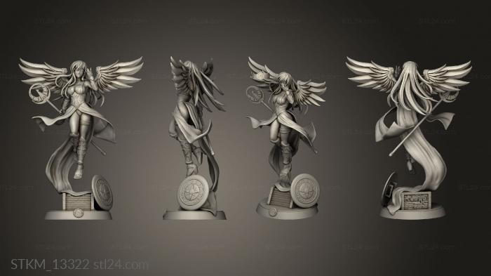 Figurines heroes, monsters and demons (GK Box Athena Saint Seiya Alas, STKM_13322) 3D models for cnc