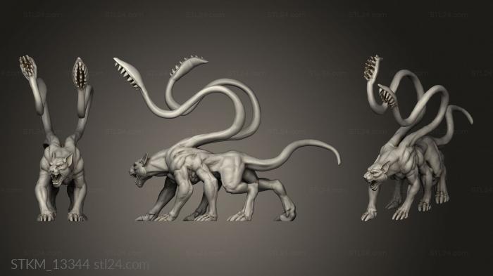 Статуэтки герои, монстры и демоны (Фаза Пантеры Фейри Вудс, STKM_13344) 3D модель для ЧПУ станка