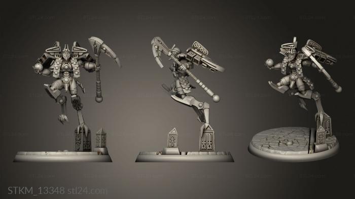 Figurines heroes, monsters and demons (Necroid Tomb Lords Lennox Destrukthor Lord, STKM_13348) 3D models for cnc