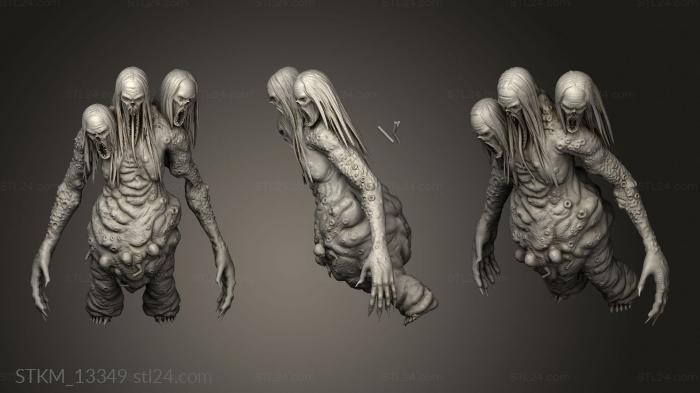 Figurines heroes, monsters and demons (Reese Bones Three ed Abomination, STKM_13349) 3D models for cnc