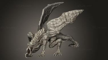 Figurines heroes, monsters and demons (EPIC Dragon Abomination, STKM_13351) 3D models for cnc