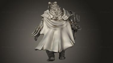 Figurines heroes, monsters and demons (Monster Rampage Werebear Lord Hammer, STKM_13362) 3D models for cnc