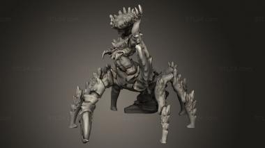 Figurines heroes, monsters and demons (Elemental Creatures Queen the Maelstrom Full, STKM_13365) 3D models for cnc