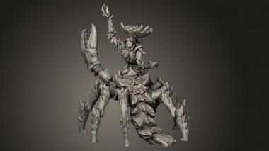 Figurines heroes, monsters and demons (Elemental Creatures Queen the Maelstrom Full, STKM_13365) 3D models for cnc