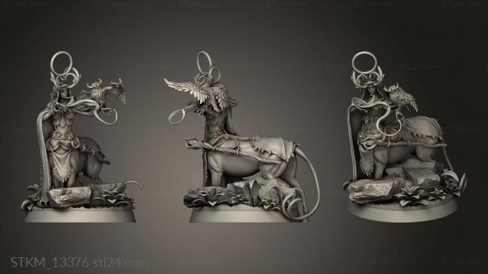 Figurines heroes, monsters and demons (Elf Centaurs Centaur, STKM_13376) 3D models for cnc