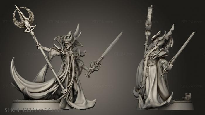 Figurines heroes, monsters and demons (Elevation Grand Master Mage, STKM_13377) 3D models for cnc