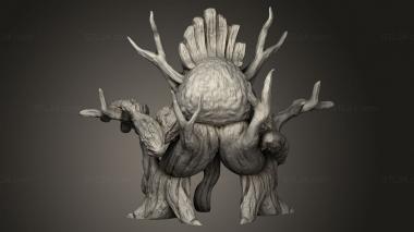 Figurines heroes, monsters and demons (Riddleroot Tree Folk Burlwart, STKM_13396) 3D models for cnc