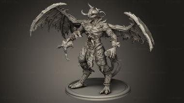 Figurines heroes, monsters and demons (Flesh Fiend, STKM_13399) 3D models for cnc