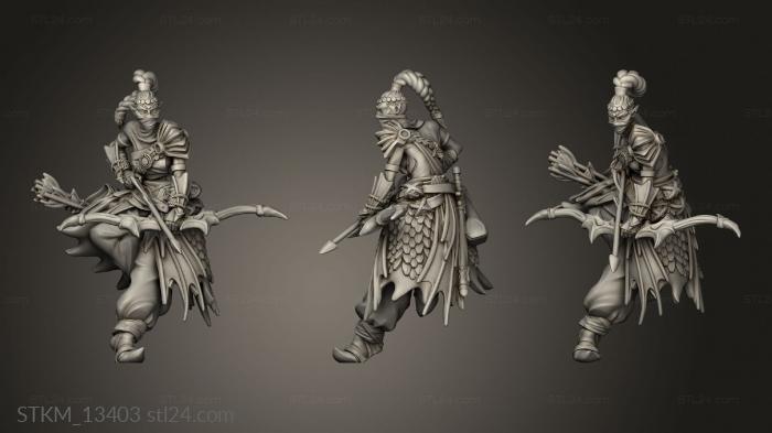 Figurines heroes, monsters and demons (Fantasy Abyss Guard female AE, STKM_13403) 3D models for cnc