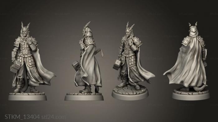 Figurines heroes, monsters and demons (Epic Adventure Infernal Heroes cleric basic, STKM_13404) 3D models for cnc