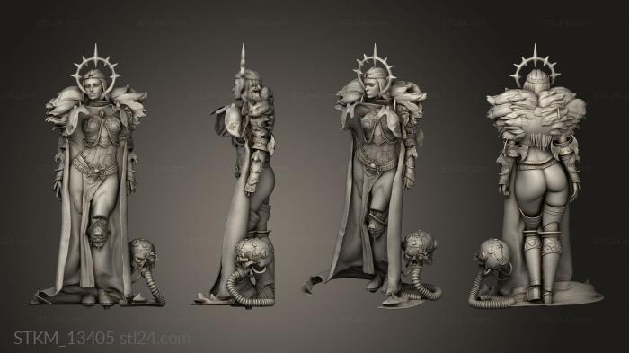 Figurines heroes, monsters and demons (Empress queen butt, STKM_13405) 3D models for cnc