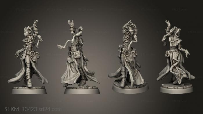 Figurines heroes, monsters and demons (Epic Adventure Infernal Heroes sorceress basic, STKM_13423) 3D models for cnc
