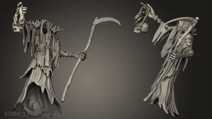 Figurines heroes, monsters and demons (Recess Bones Death Magic, STKM_13426) 3D models for cnc
