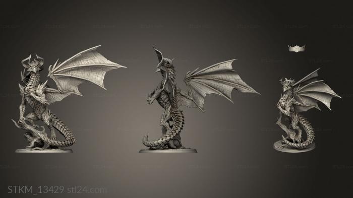Статуэтки герои, монстры и демоны (Эпический босс Кроматур Старший Кроматур, STKM_13429) 3D модель для ЧПУ станка