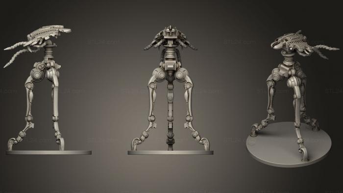 Figurines heroes, monsters and demons (Tripods amp Triplanes84, STKM_1343) 3D models for cnc