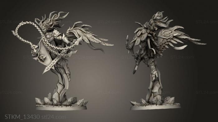 Figurines heroes, monsters and demons (Epic Boss Malkaya the Fallen, STKM_13430) 3D models for cnc