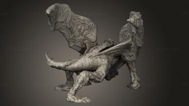 Figurines heroes, monsters and demons (EPIC Dragon Abomination, STKM_13437) 3D models for cnc