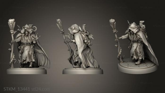 Figurines heroes, monsters and demons (Fey Woods Baba Yaga, STKM_13441) 3D models for cnc
