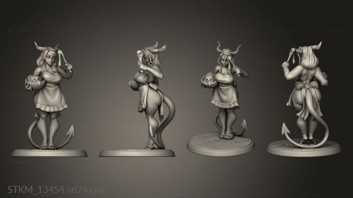 Figurines heroes, monsters and demons (Succubus Mom, STKM_13454) 3D models for cnc
