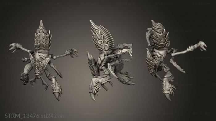 Figurines heroes, monsters and demons (Monster Rampage Ankheg Claw Attack, STKM_13476) 3D models for cnc