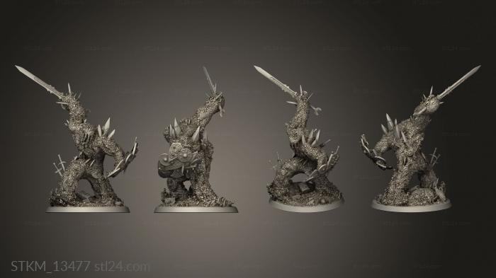 Figurines heroes, monsters and demons (Fantasy Legendarium Dragons Liars Treasure Golem, STKM_13477) 3D models for cnc