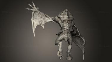 Figurines heroes, monsters and demons (flying tomb abomination squad, STKM_13483) 3D models for cnc