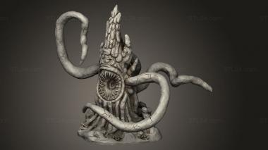 Figurines heroes, monsters and demons (Psionic Overlords Tentacle Rock, STKM_13501) 3D models for cnc