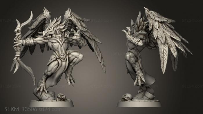 Figurines heroes, monsters and demons (Eye Cult Gryphons AG Modular Gryphons Gryphon Gryphon, STKM_13506) 3D models for cnc