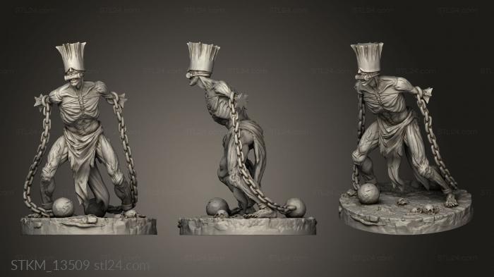 Figurines heroes, monsters and demons (Penitent Crusade II Unredeemed, STKM_13509) 3D models for cnc