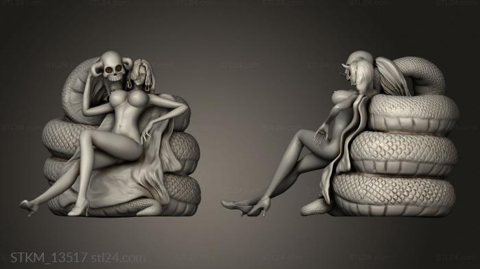 Figurines heroes, monsters and demons (OXO Boa Hancock NFSW NSFW, STKM_13517) 3D models for cnc
