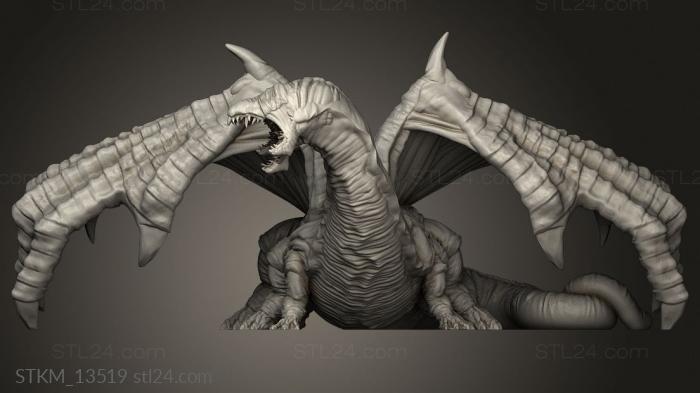 Figurines heroes, monsters and demons (EPIC Primeval Dragon, STKM_13519) 3D models for cnc