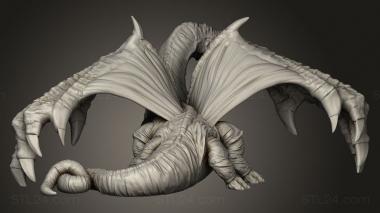 Figurines heroes, monsters and demons (EPIC Primeval Dragon, STKM_13519) 3D models for cnc