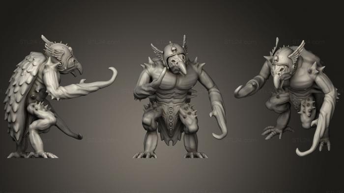 Figurines heroes, monsters and demons (Tzeentch Blue Horror1, STKM_1352) 3D models for cnc