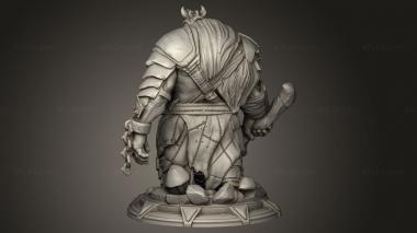 Figurines heroes, monsters and demons (Grand Hunt The Duragdor, STKM_13523) 3D models for cnc