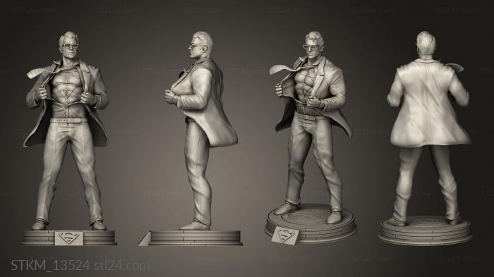 Figurines heroes, monsters and demons (Clark Kent Compiler, STKM_13524) 3D models for cnc