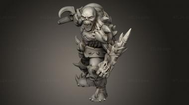 Figurines heroes, monsters and demons (Eternals Flesh Golem, STKM_13536) 3D models for cnc