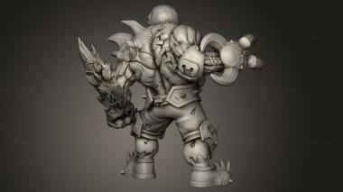 Figurines heroes, monsters and demons (Eternals Flesh Golem, STKM_13536) 3D models for cnc