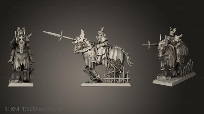 Figurines heroes, monsters and demons (Halloween BLOOD KNIGHTS KNIGHT, STKM_13539) 3D models for cnc
