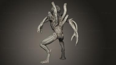 Figurines heroes, monsters and demons (Harvest Fiend, STKM_13540) 3D models for cnc