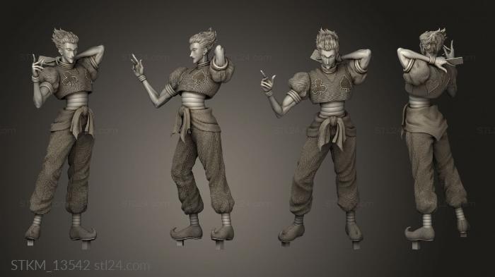 Figurines heroes, monsters and demons (Hisoka Morow, STKM_13542) 3D models for cnc
