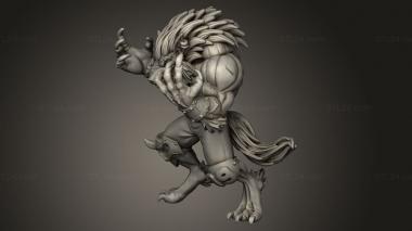 Figurines heroes, monsters and demons (Eternals Werewolf, STKM_13543) 3D models for cnc