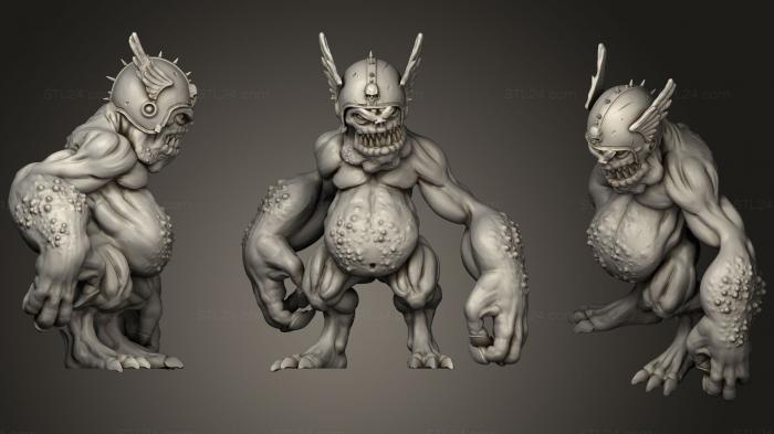 Figurines heroes, monsters and demons (Tzeentch Blue Horror5, STKM_1356) 3D models for cnc