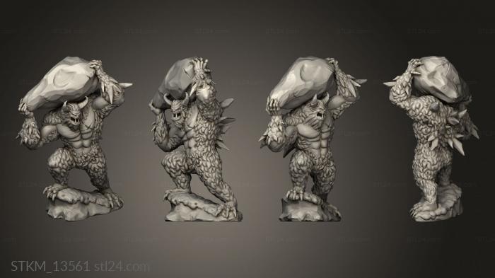 Figurines heroes, monsters and demons (Friends Utor, STKM_13561) 3D models for cnc