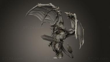 Figurines heroes, monsters and demons (disciple war disciple of war wings, STKM_13562) 3D models for cnc