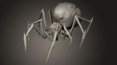 Figurines heroes, monsters and demons (Giant Spider, STKM_13570) 3D models for cnc