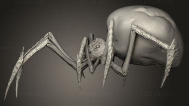 Figurines heroes, monsters and demons (Giant Spider, STKM_13570) 3D models for cnc