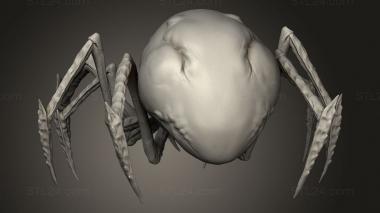 Figurines heroes, monsters and demons (Giant Spider, STKM_13570) 3D models for cnc