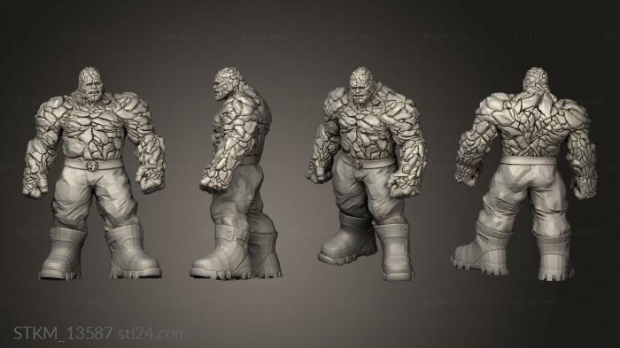 Figurines heroes, monsters and demons (Fantastic The Thing, STKM_13587) 3D models for cnc