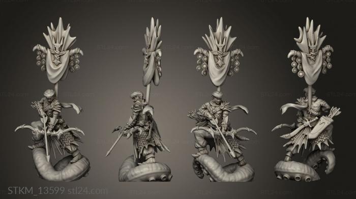 Figurines heroes, monsters and demons (Fantasy Abyss Guard male AE, STKM_13599) 3D models for cnc